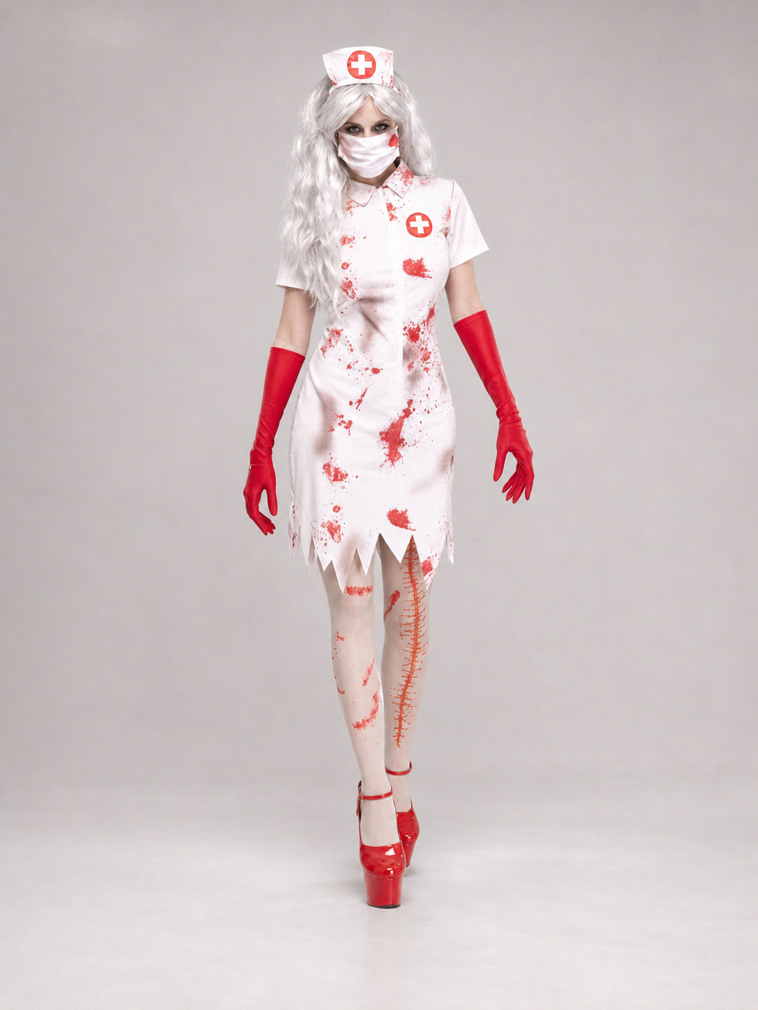 Zombie Nurse Costume for Halloween and Cosplay