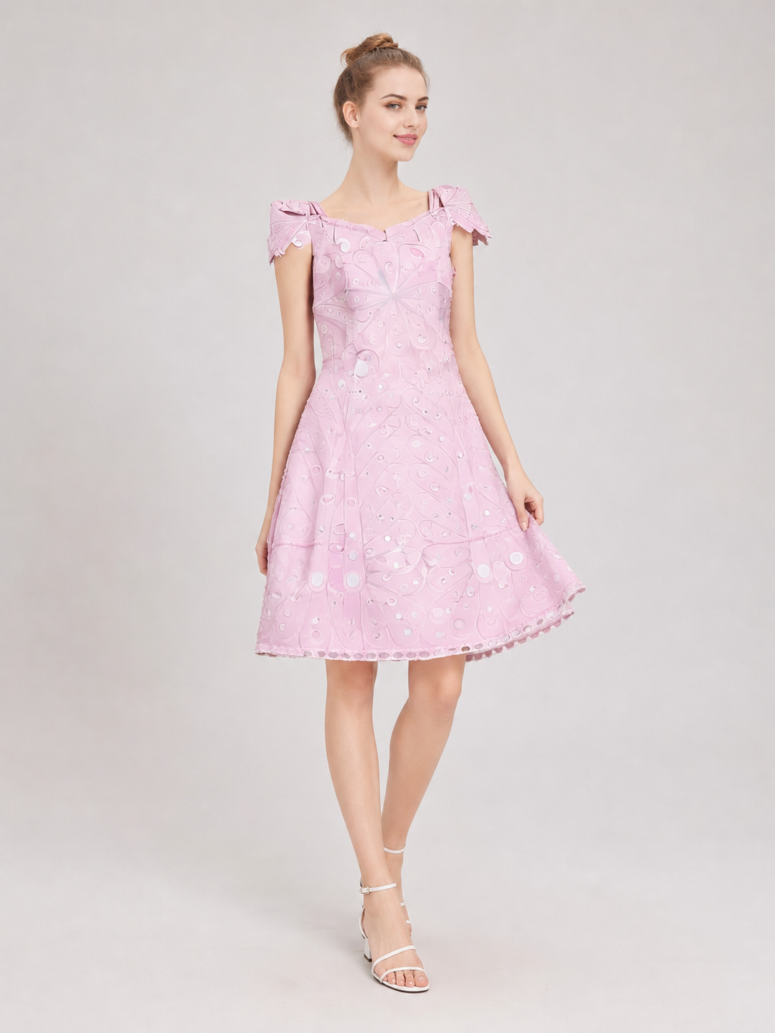 Pink cosplay dress from Wicked 2
