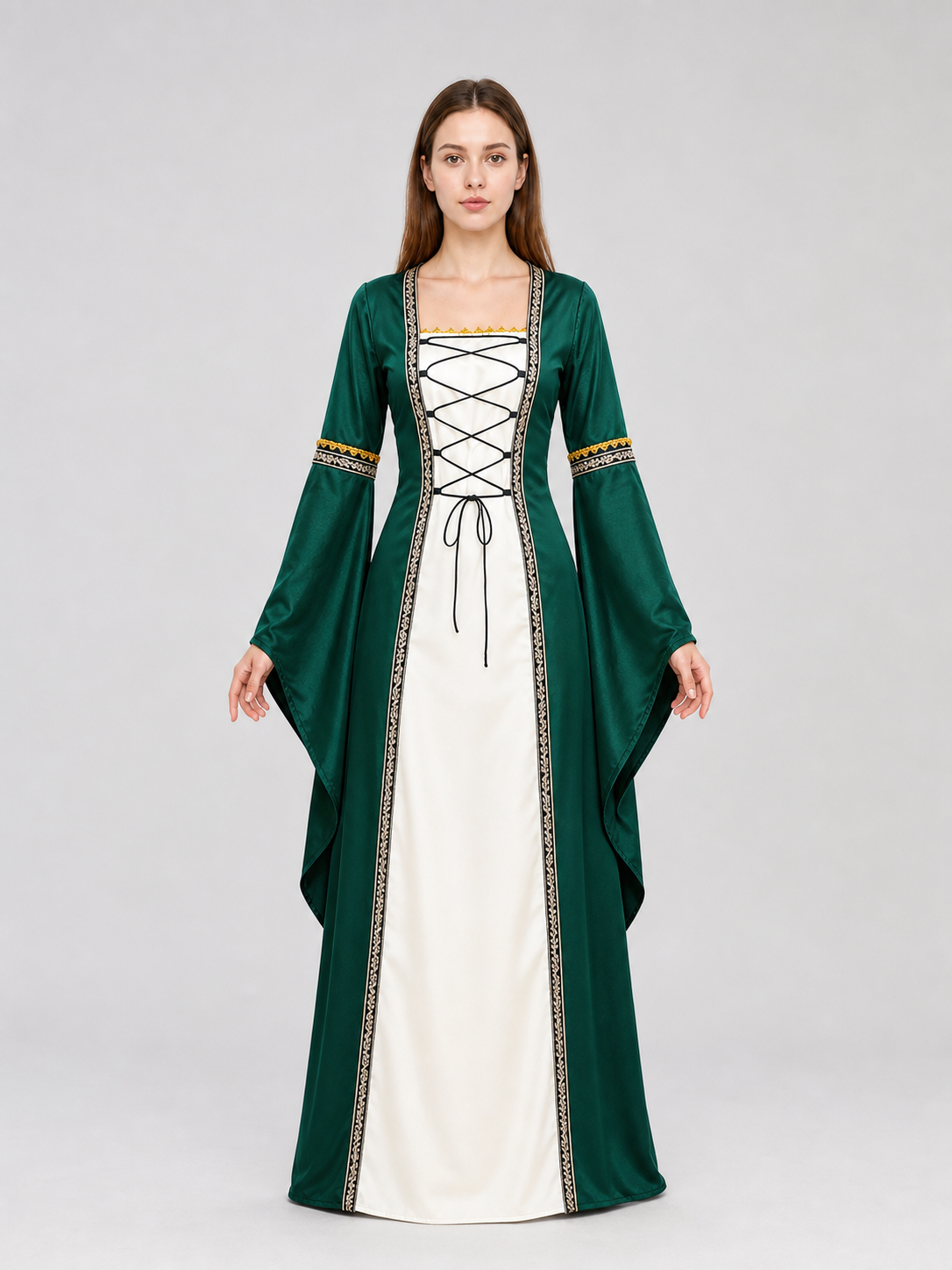 Medieval Renaissance-Style Costume Dress
