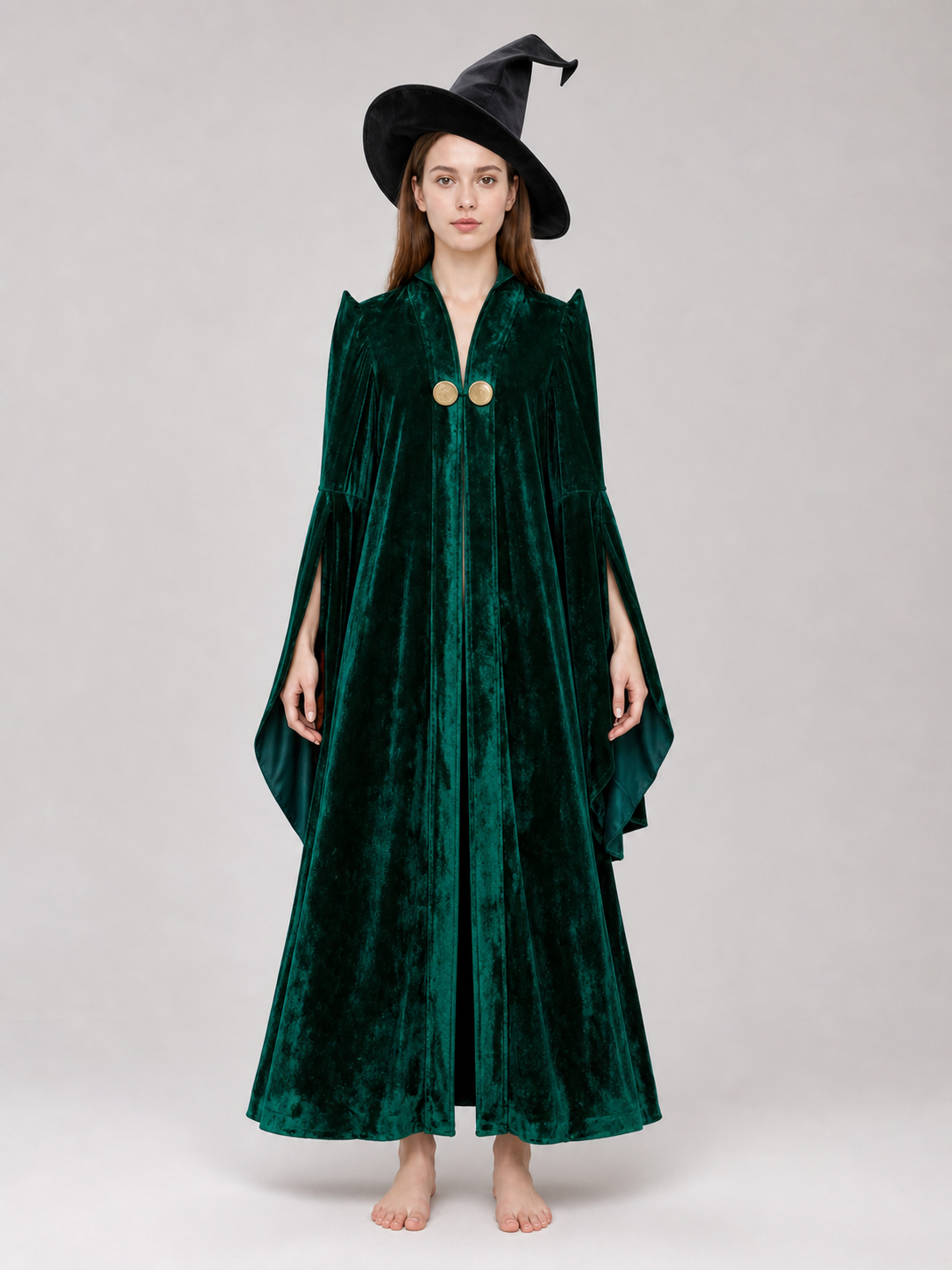 Cosplay Costume: Long Robe and Pointed Hat