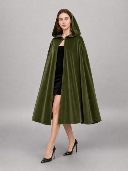 Green Hooded Carnival Cloak, Theatrical