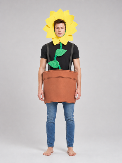 Flower Pot Costume for Halloween and Parties