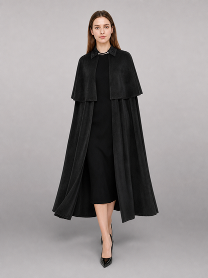 Black Gothic-Style Carnival Cloak