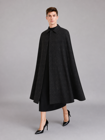 Black Full-Length Pants with Belt Loops