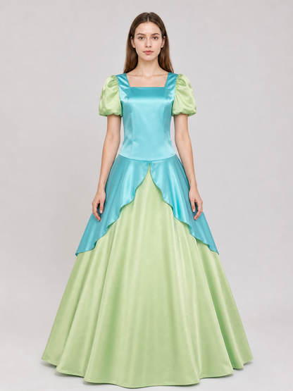 Cinderella Cosplay Costume: Dress with Bow and Headband
