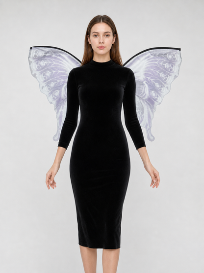 Fairy costume with decorative wings