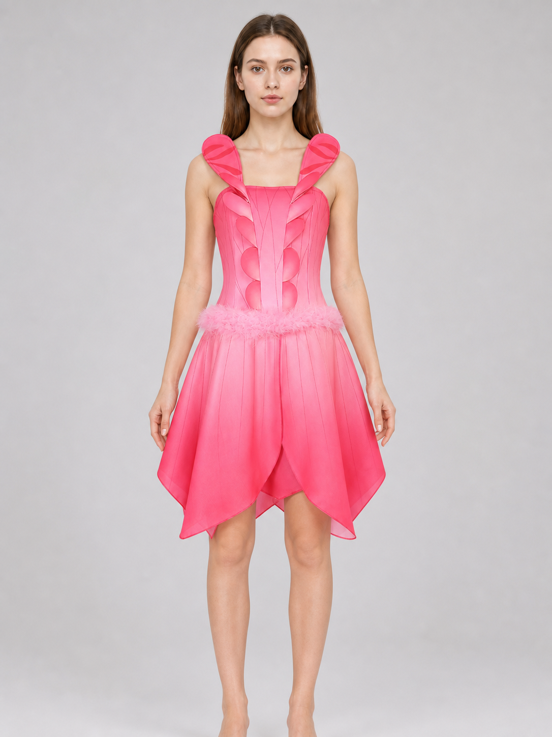 Pink “Flower Fairy” Cosplay Dress