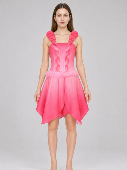 Pink “Flower Fairy” Cosplay Dress