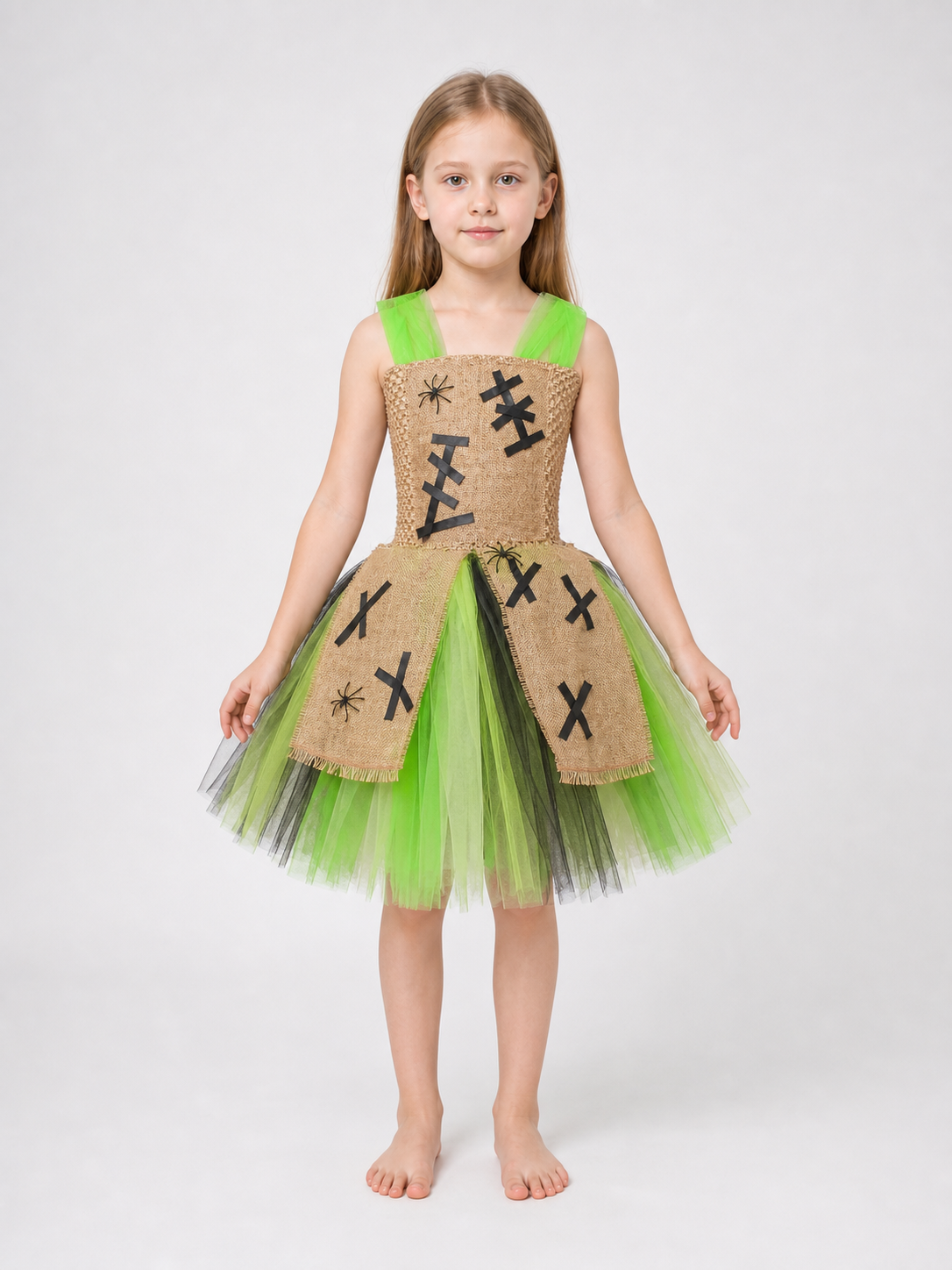 Halloween Costume Dress with Tutu Skirt