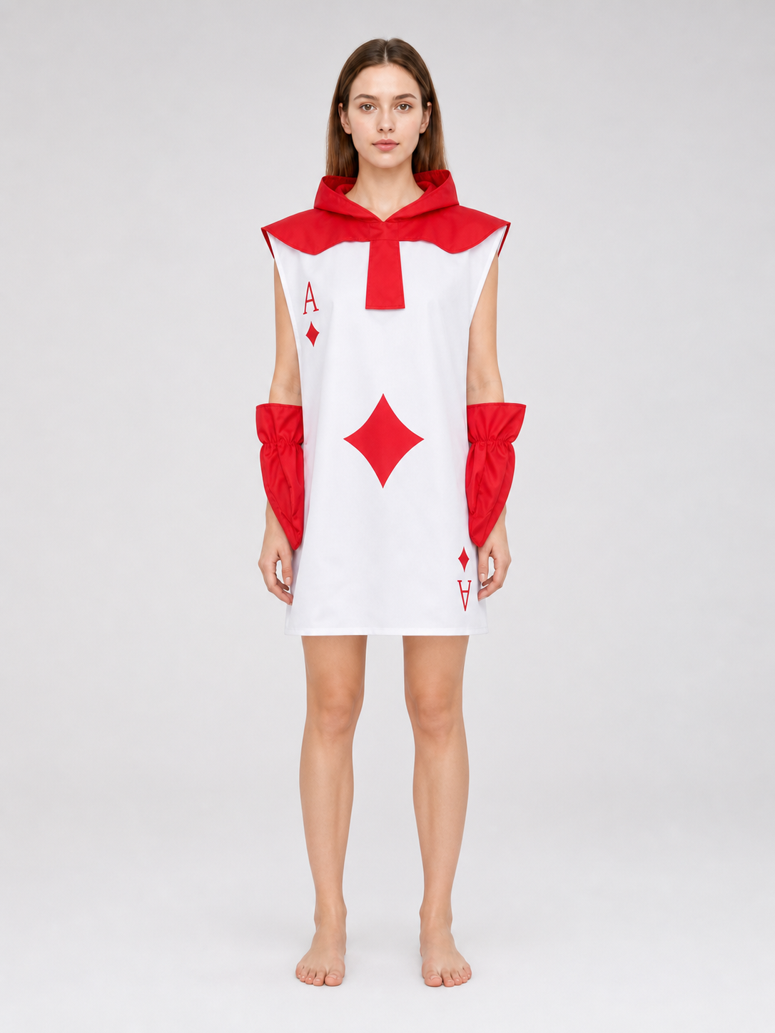 Alice Card-Themed Costume: Cosplay Jumpsuit