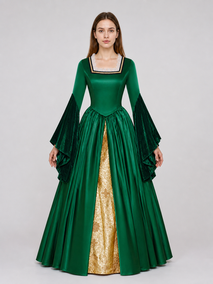 Full-Skirted Tudor-Style Cosplay Dress