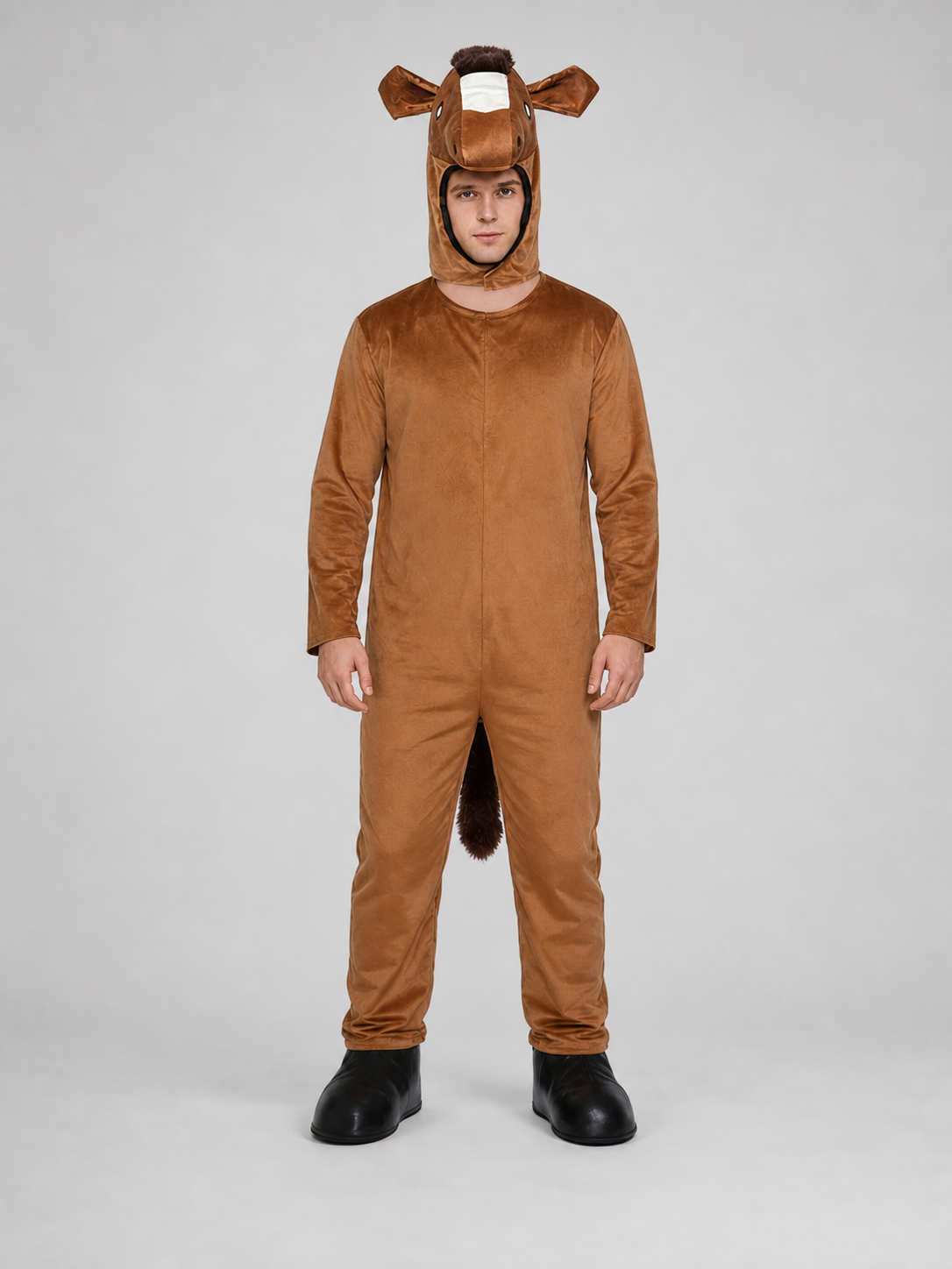 One-Piece Horse Costume with Hood for Performances