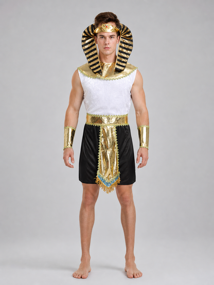 Ancient Egyptian-Style Pharaoh Costume for Parties
