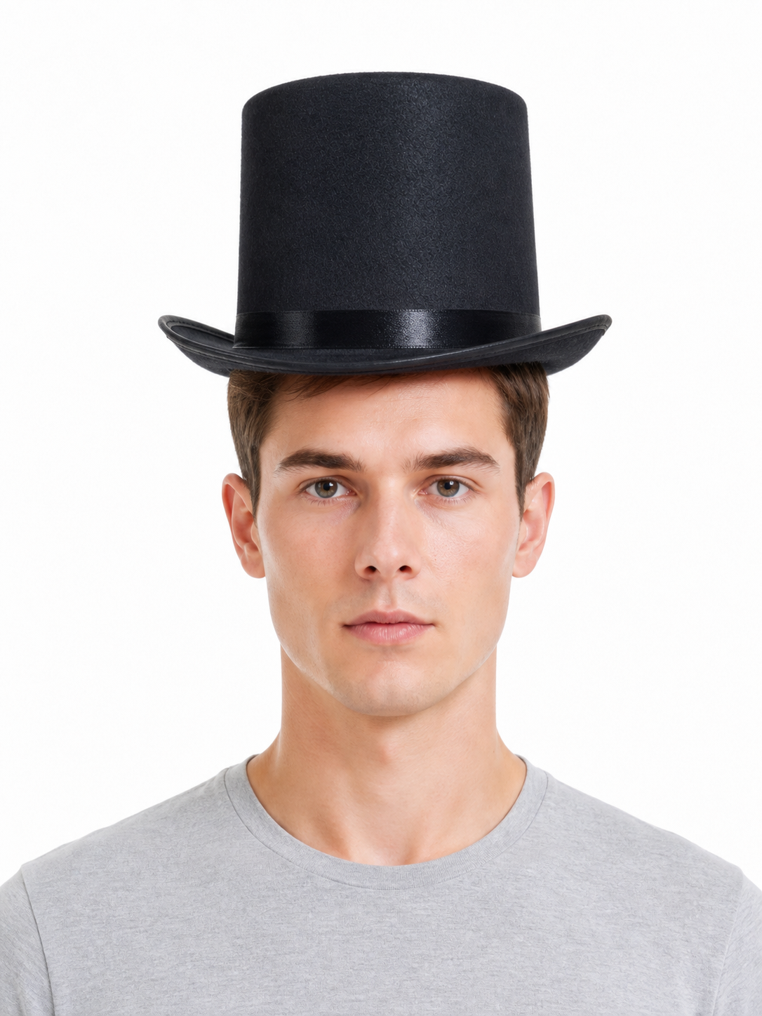 Wide-Brim Carnival Top Hat
