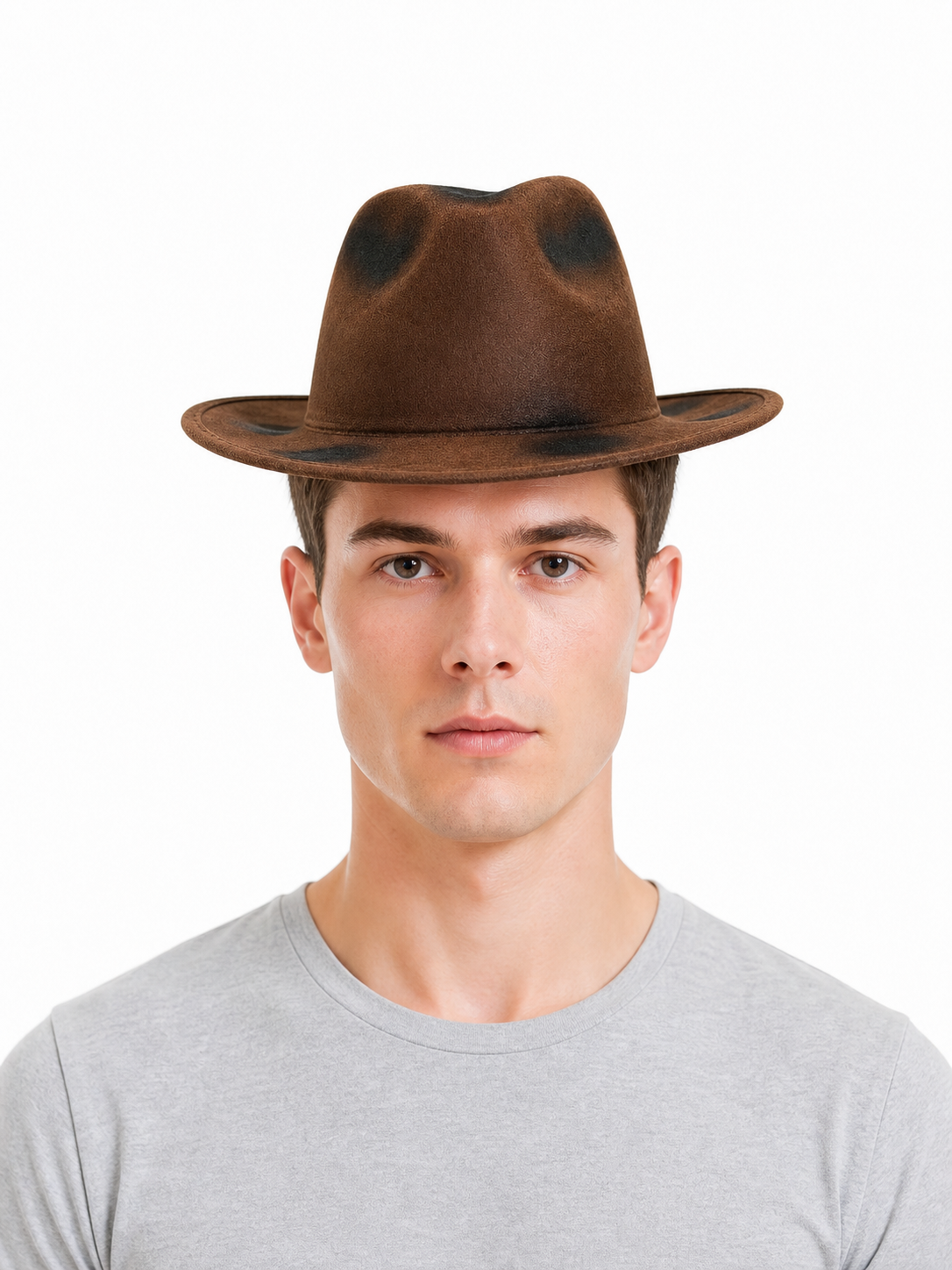 Costume Cowboy Hat with Distressed Effect