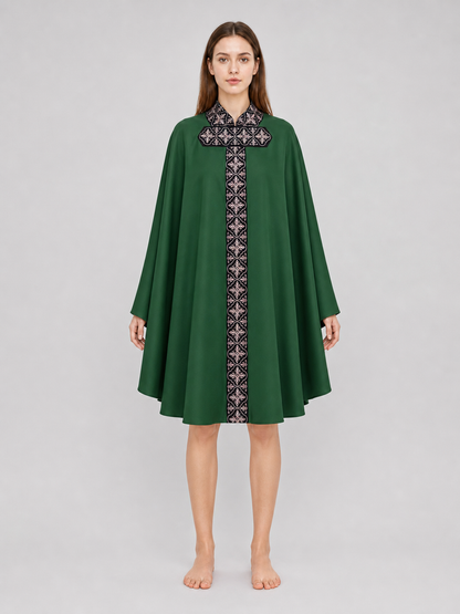 Cosplay Cape with Geometric Pattern