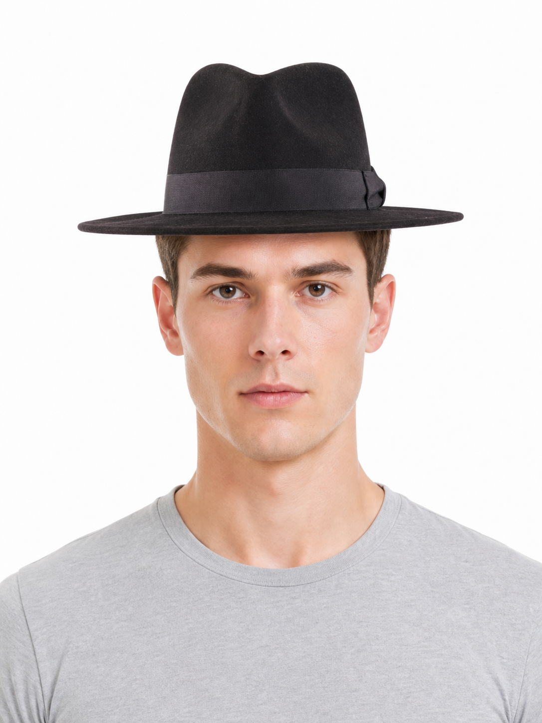 Wide-Brim Carnival Fedora Hat