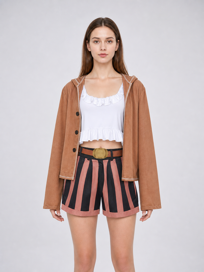 Poni cosplay costume from One Piece with jacket and shorts