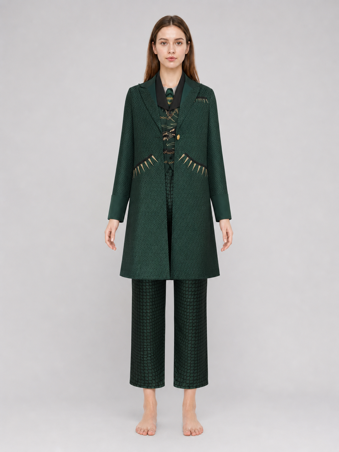 The Wizard of Oz Cosplay Costume, Green Set