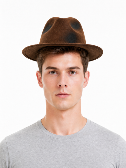 Costume Cowboy Hat with Distressed Effect
