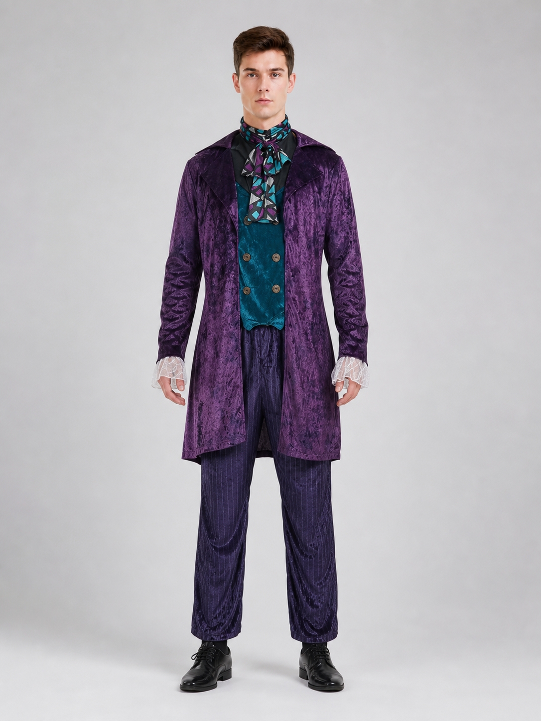 Theatrical Costume with Top Hat, Purple Ensemble