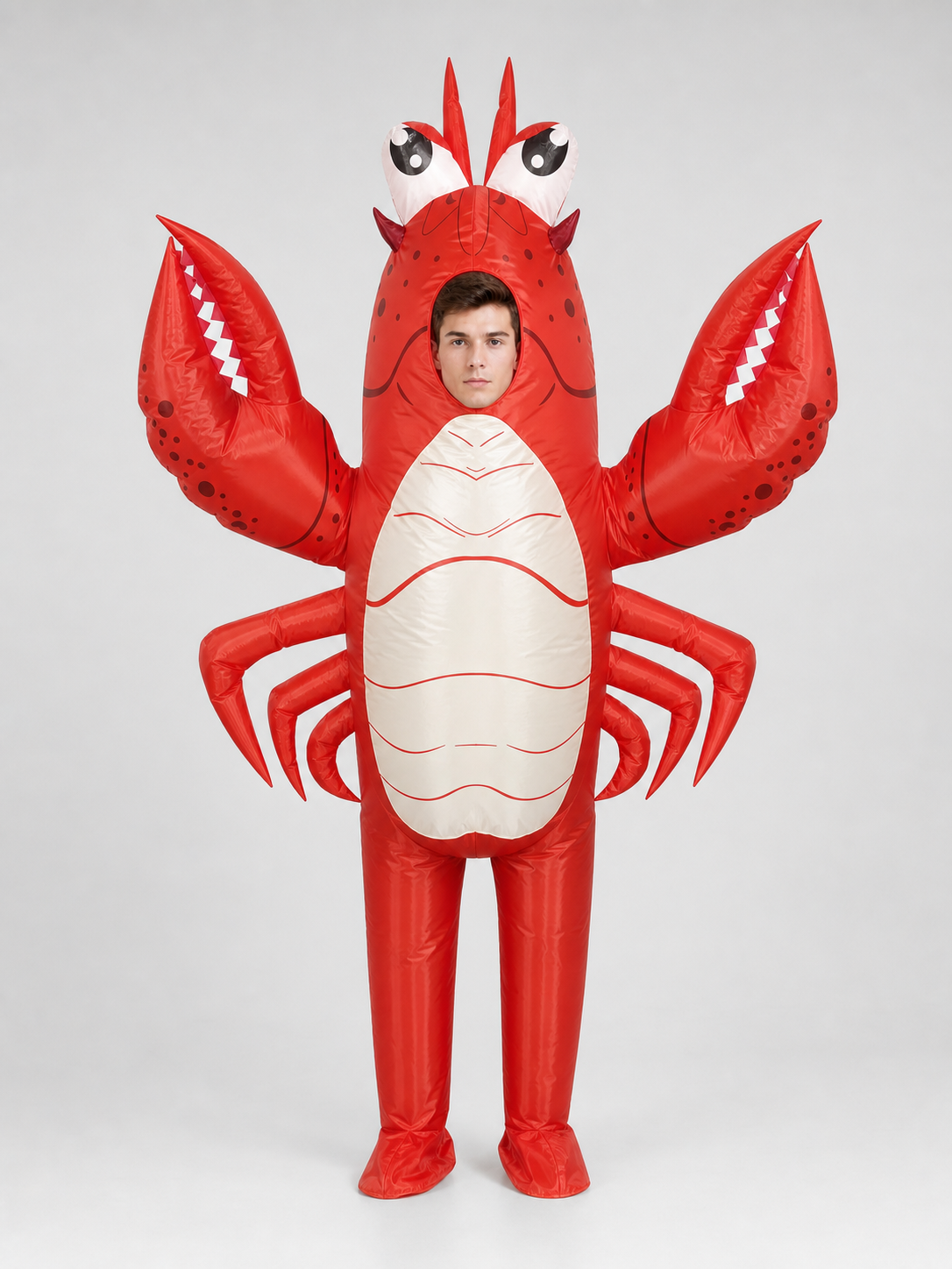 Inflatable Lobster Costume with Claws for Parties