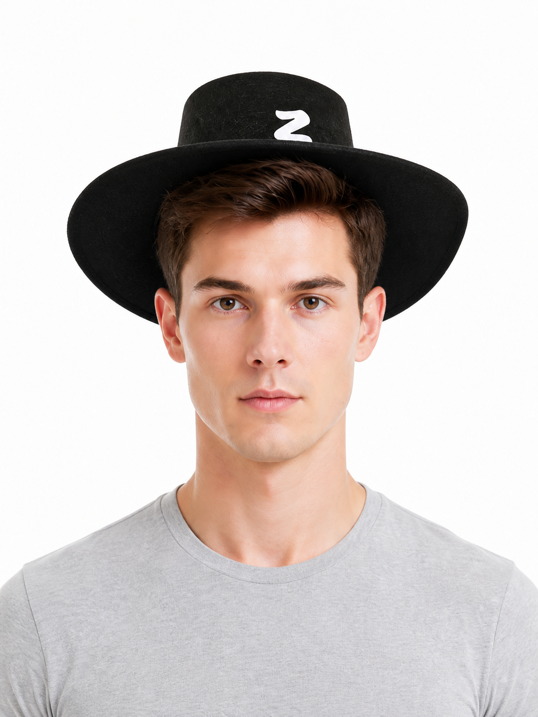 Black Carnival Hat in Zorro Style