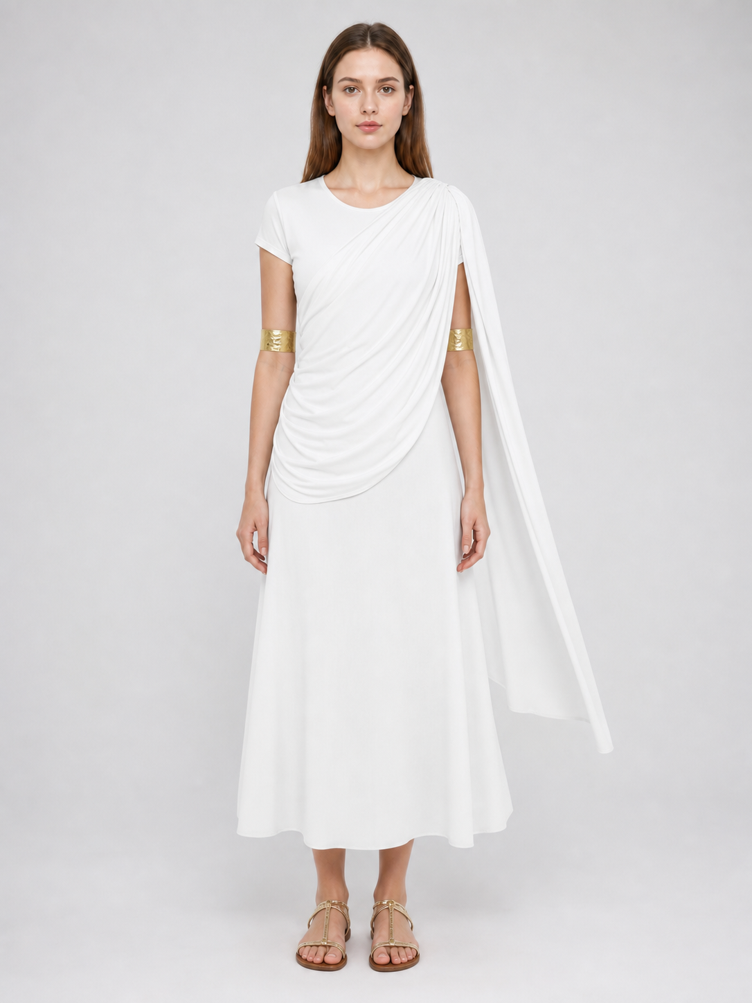 Greek-Style Costume Dress with Accessories