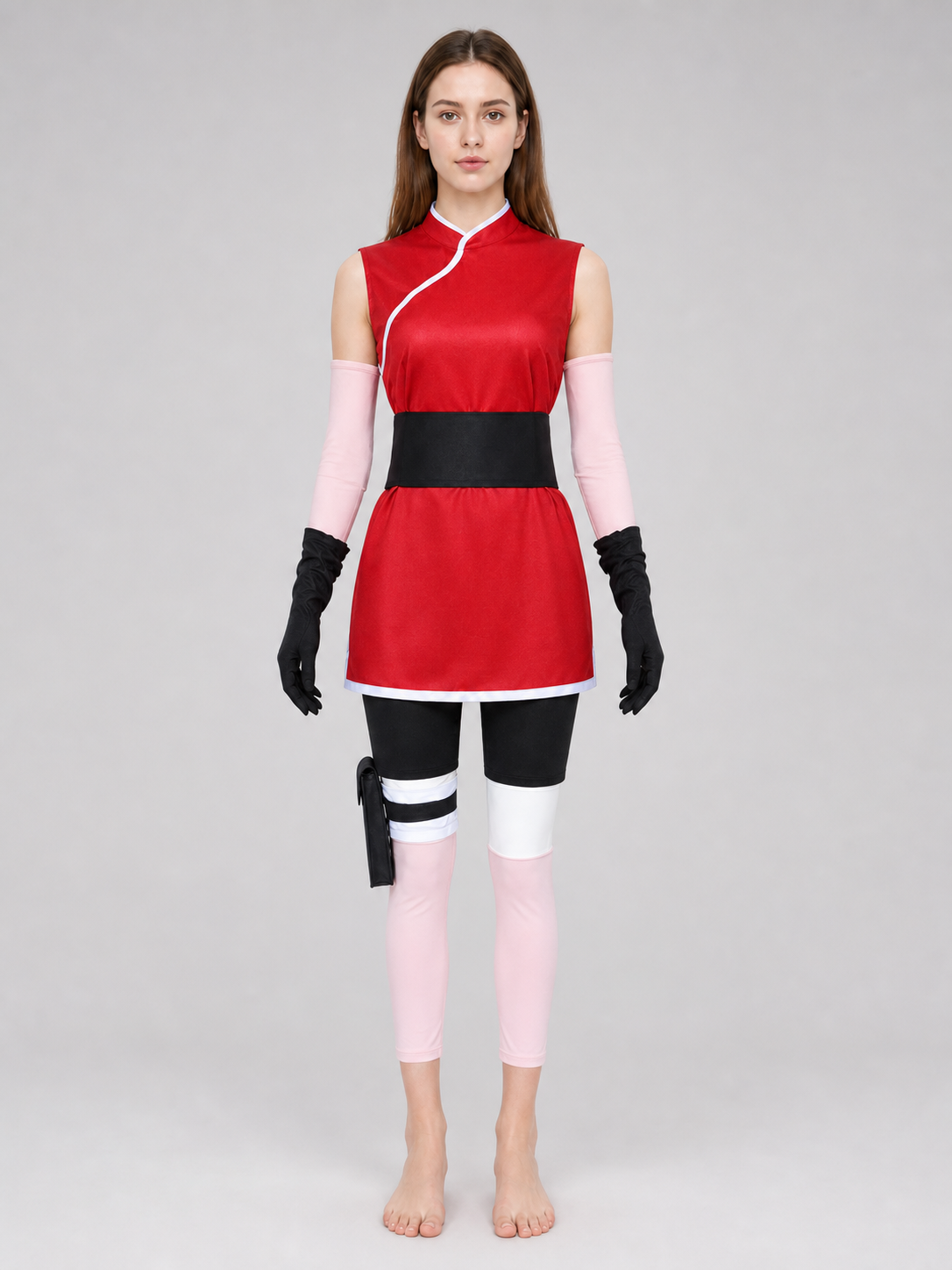 Sakura cosplay costume with top and shorts