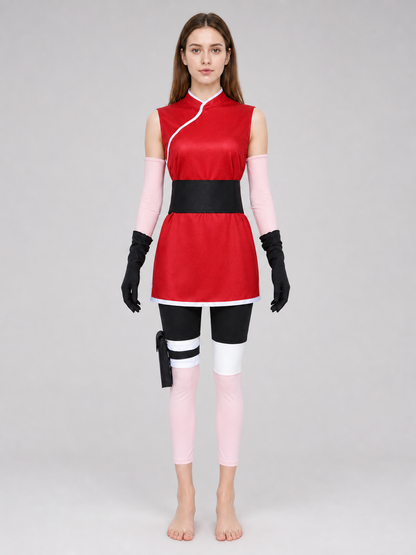 Sakura cosplay costume with top and shorts