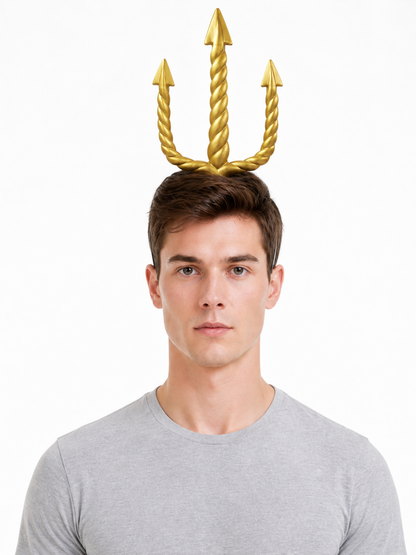 King of the Seas Carnival Set: Trident and Wig