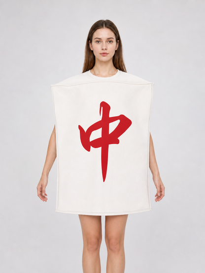 Mahjong Carnival Costume with the Character “中”
