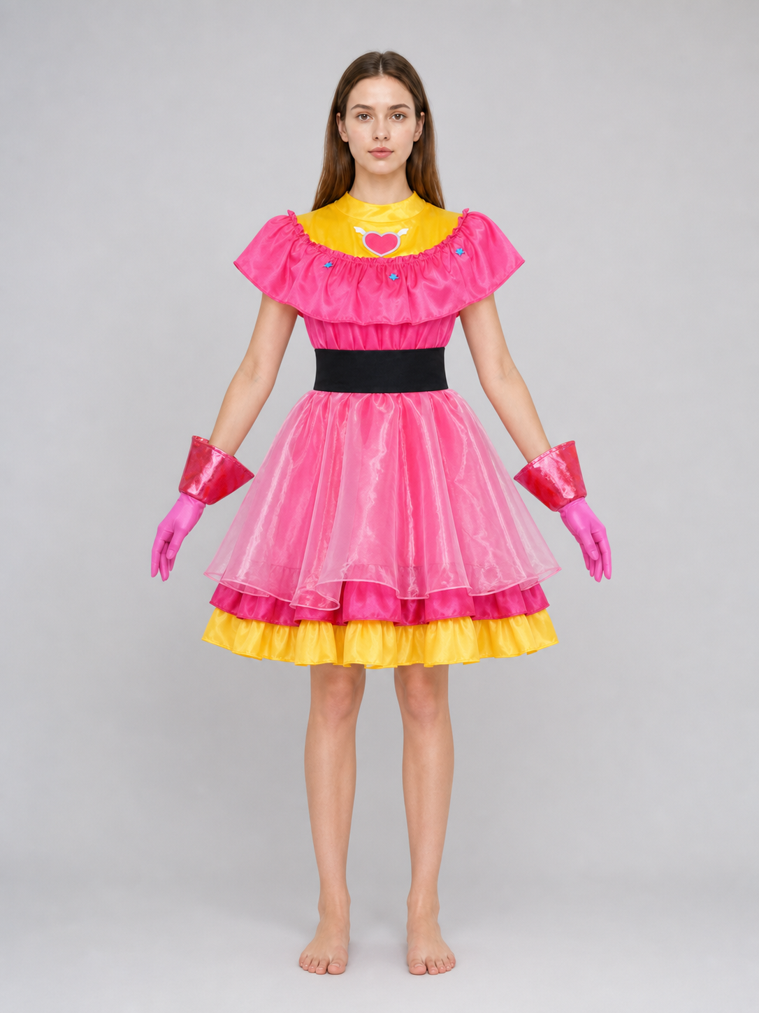 Ai Hoshino Cosplay Costume with Dress and Accessories