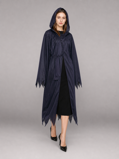 Dark Carnival Cloak with Hood and Belt