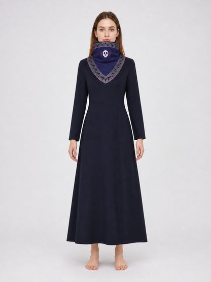 Kurapika Cosplay Costume, Long Robe with High Collar
