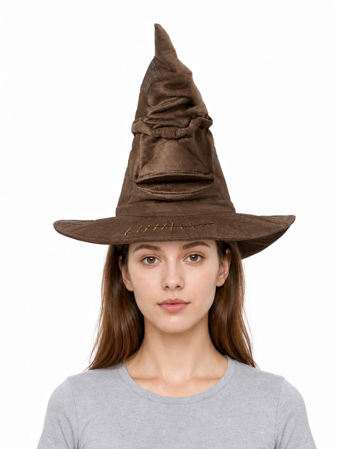 Carnival Cone Hat with Wide Brim