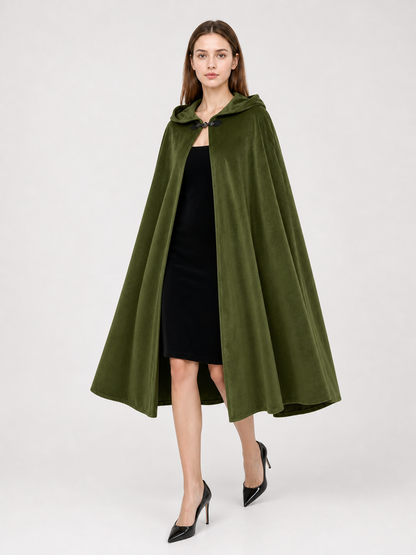 Green Hooded Carnival Cloak, Theatrical