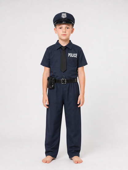 Police Costume for Role Play with Accessories