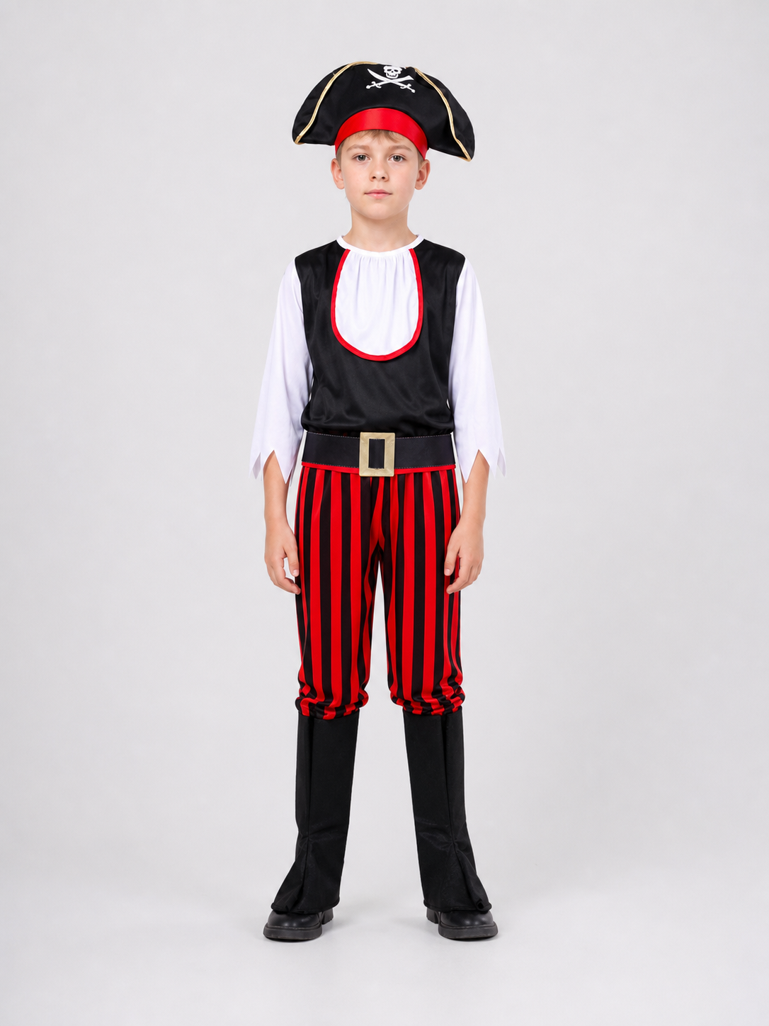 Pirate Carnival Costume with Hat and Belt
