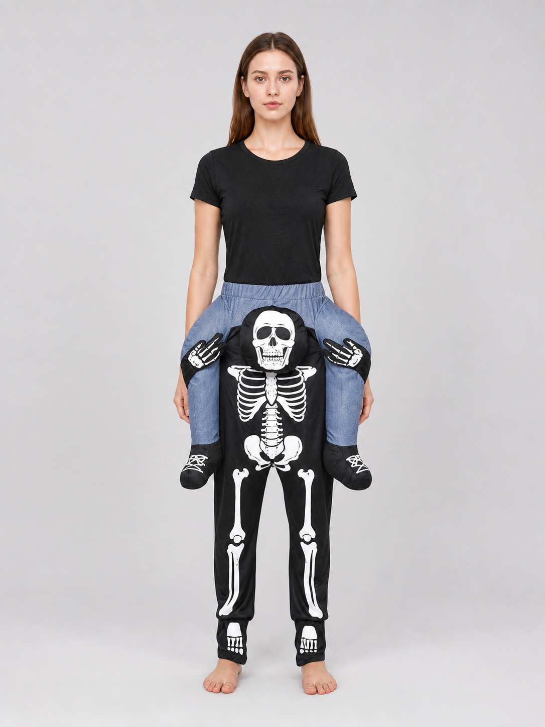 Halloween Skeleton Illusion Costume