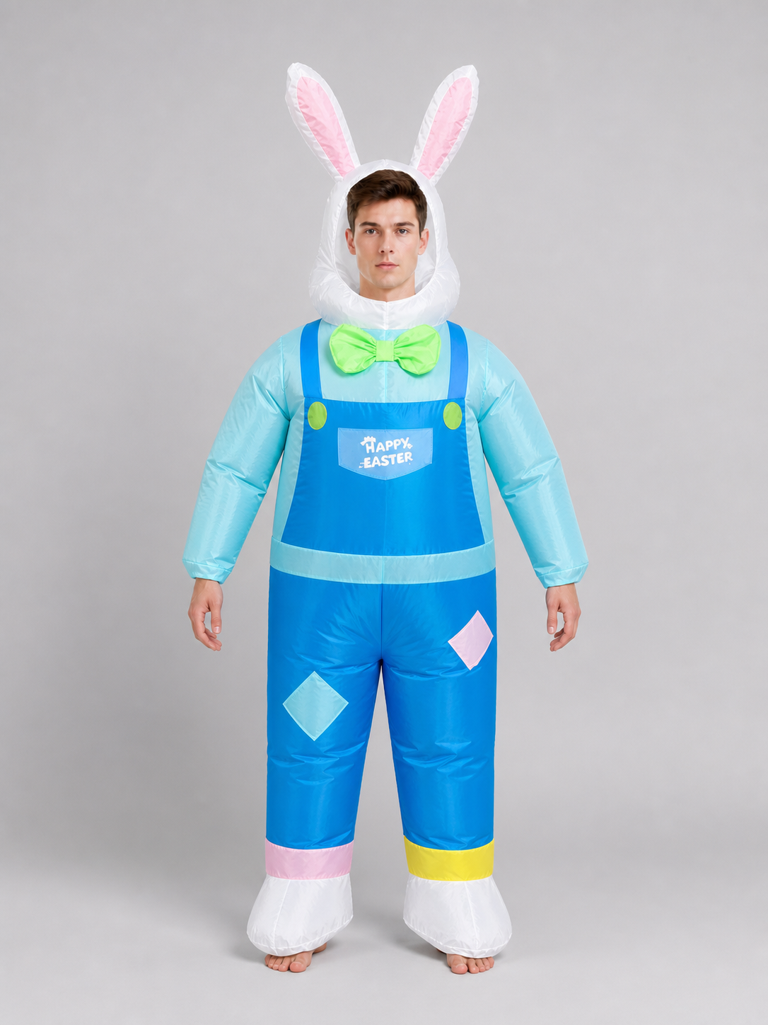 Inflatable bunny figure for Easter decor