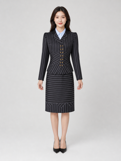 Elphaba Cosplay Costume: Jacket, Skirt, and Shirt