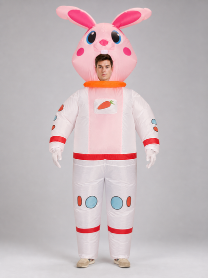Inflatable Astronaut Rabbit Costume for Parties