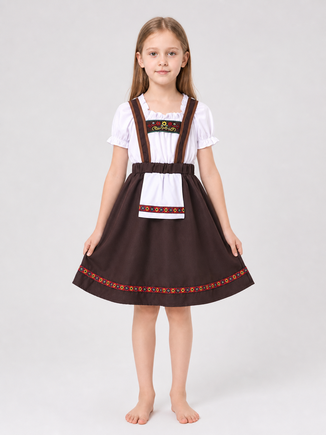 Bavarian Folk-Style Costume Dress