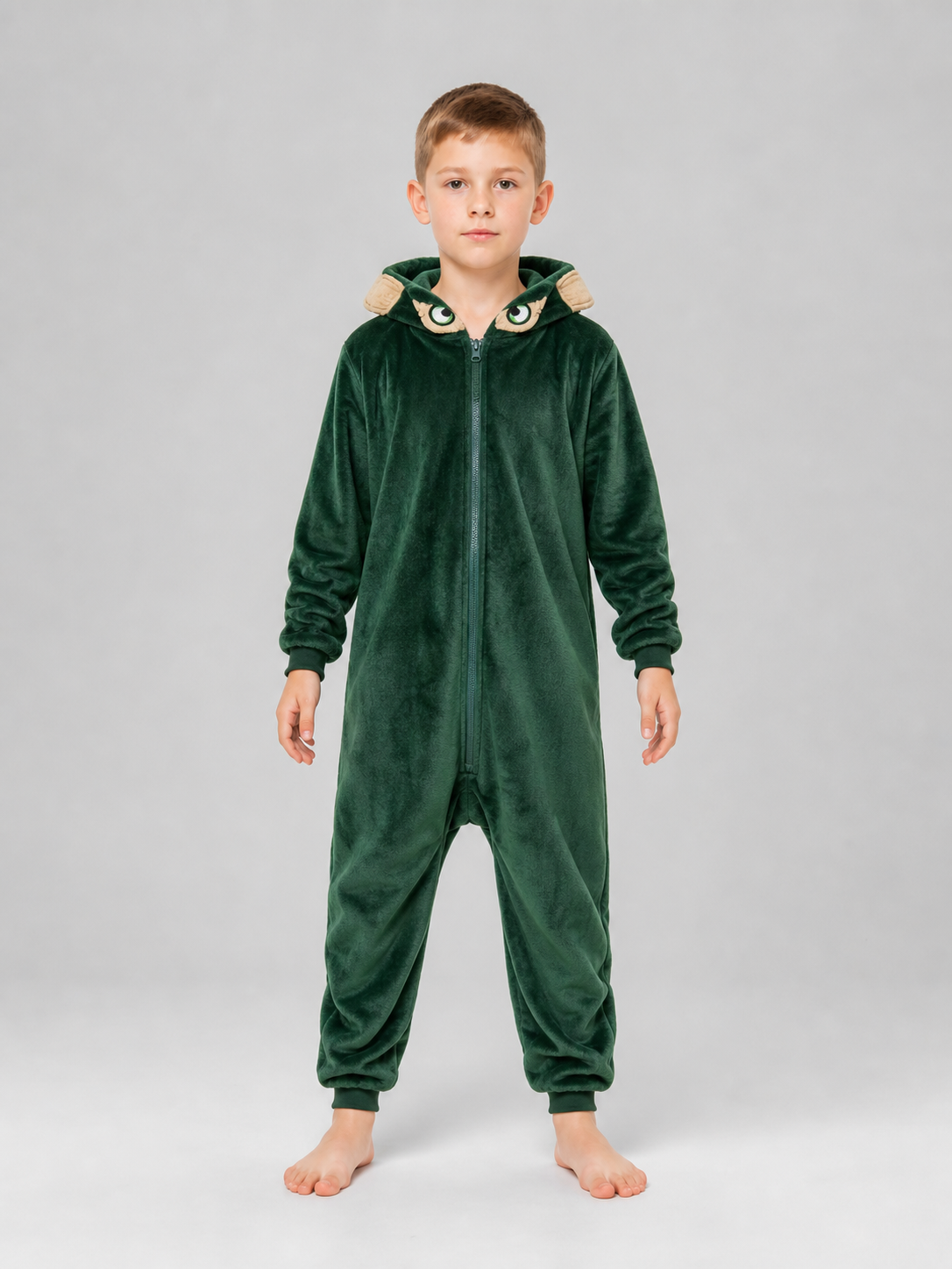Monster Hooded Jumpsuit Costume