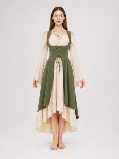 Medieval-Style Lace-Up Sundress