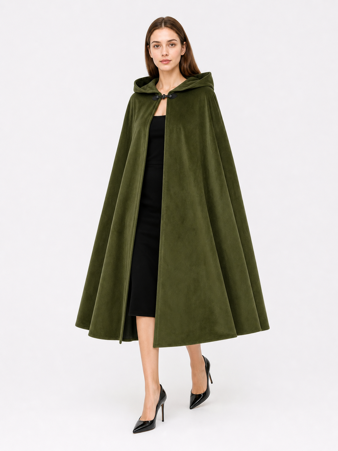 Green Hooded Carnival Cloak, Theatrical
