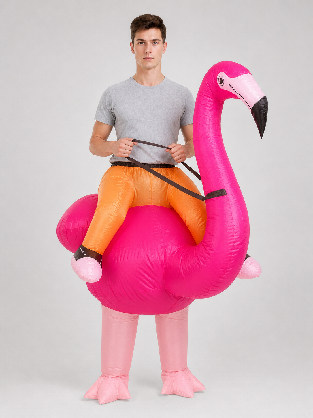 Inflatable Flamingo Costume for Parties and Halloween