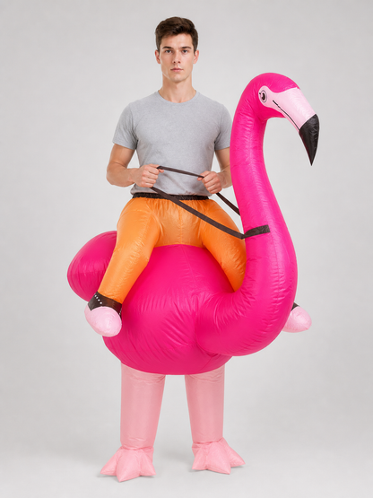 Inflatable Flamingo Costume for Parties and Halloween
