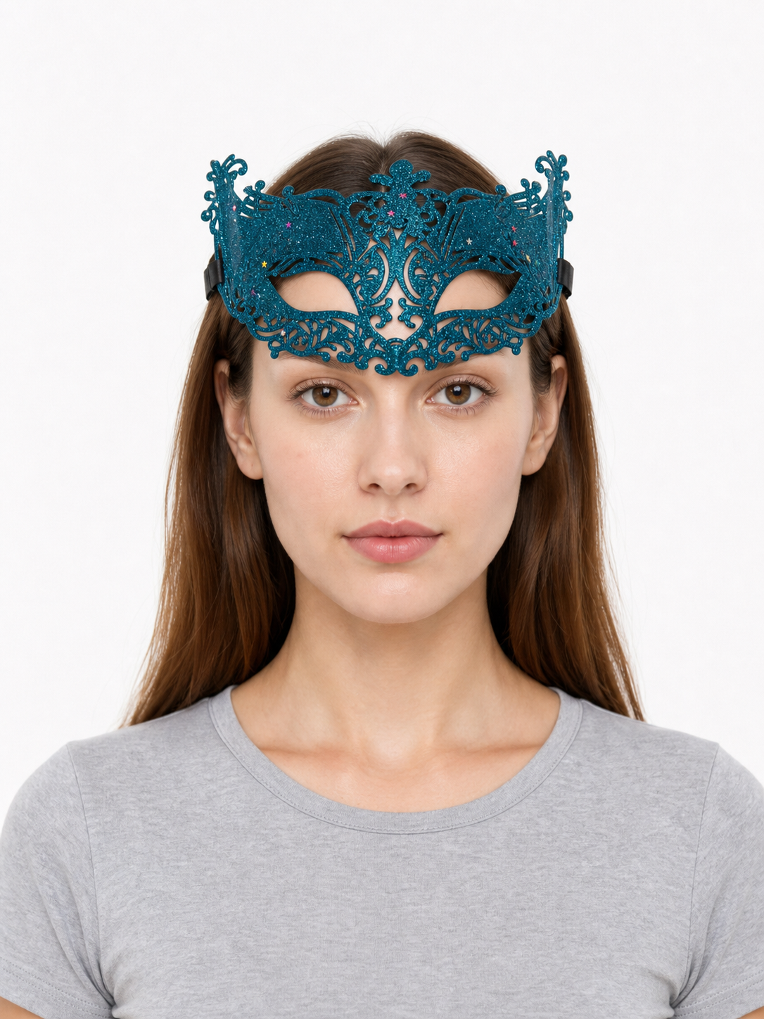Masquerade Eye Mask with Glitter and Stars